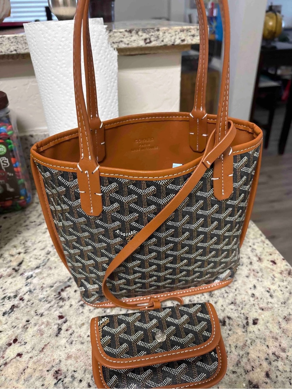 Goyard Anjou Mini Reversible Tote Bag